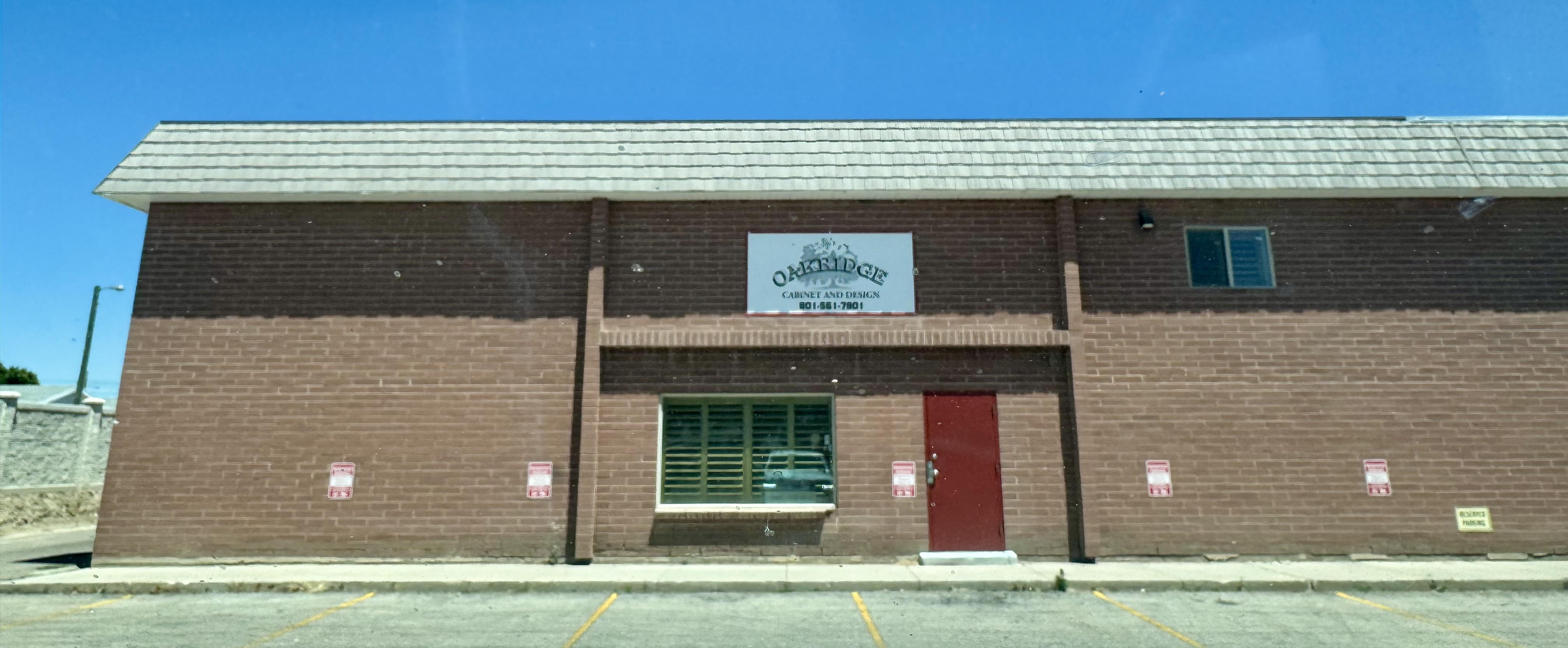 Oakridge Cabinet and Design storefront in West Jordan, Utah